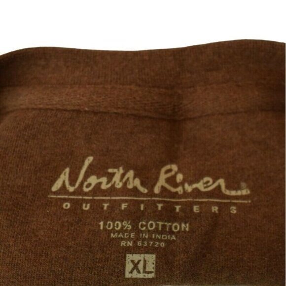 North River Outfitters Mens XL Brown Knit Pullover Sweater Vest - Picture 4 of 4
